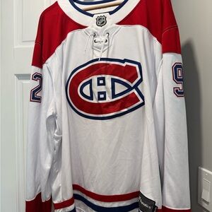 Montreal Canadians #92 Drouin Fanatics Red, White, and Blue NHL Jersey